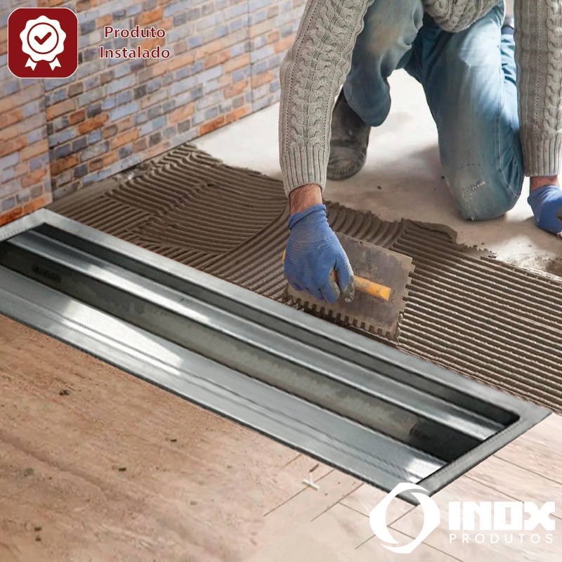 Ralo Inox com Saída na Ponta - Modelo Classic 