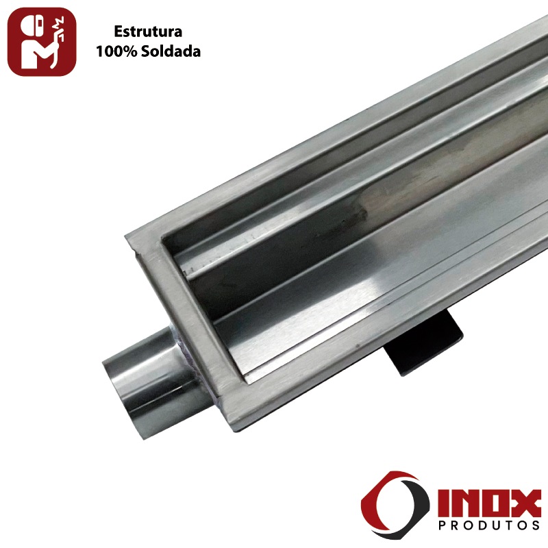 Ralo Inox com Saída na Ponta - Modelo Classic