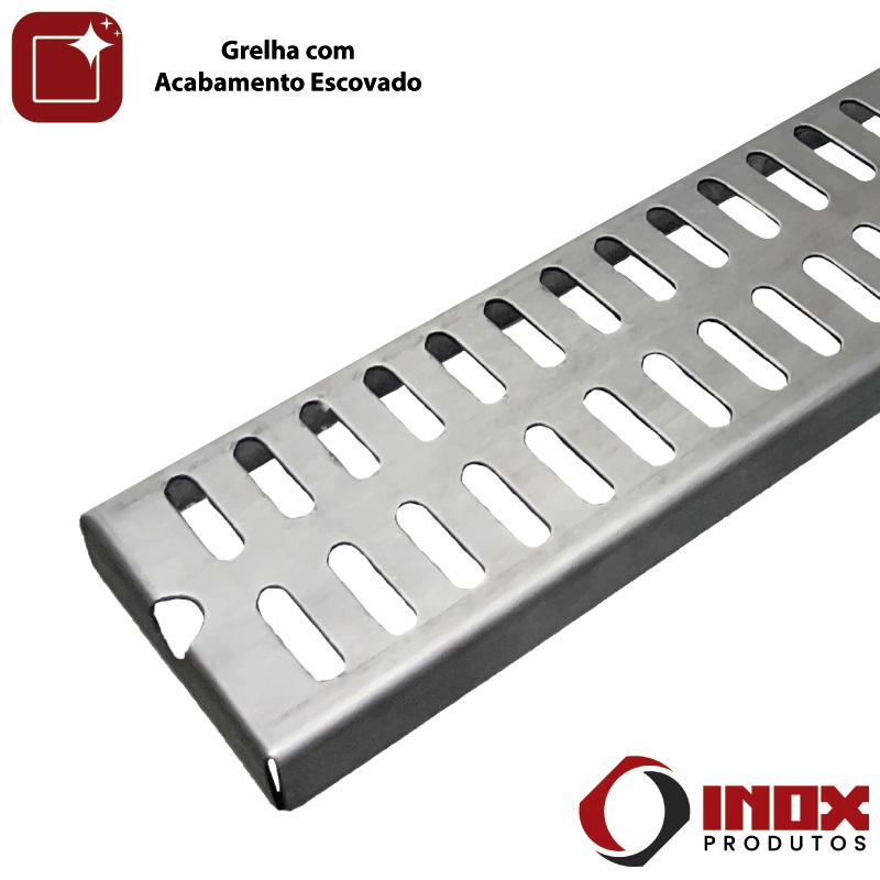 Ralo Inox com Saída na Lateral - Modelo Classic