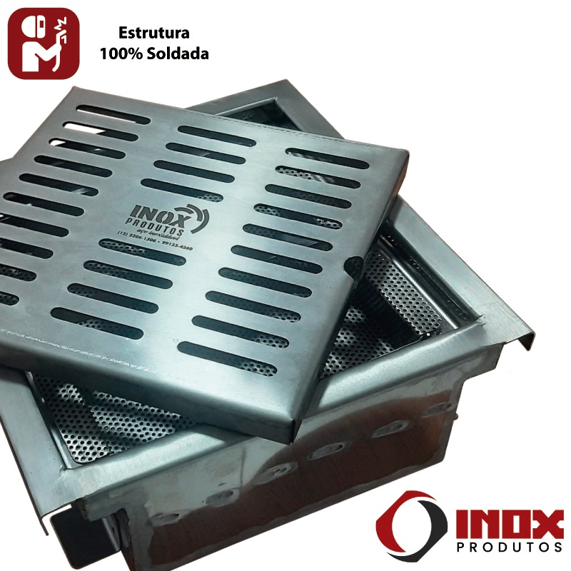 RALO INOX CLASSIC COM SIFÃO INOX E SAÍDA ...