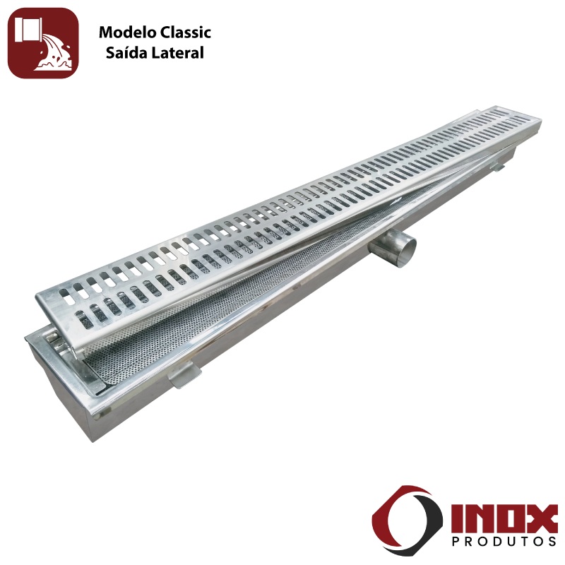 RALO INOX CLASSIC COM SAÍDA LATERAL - INO...