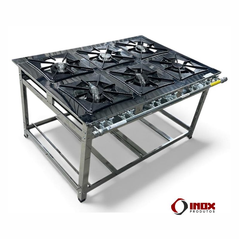 FOGÃO INDUSTRIAL FBSU6B.775 - INOX 430 - ...