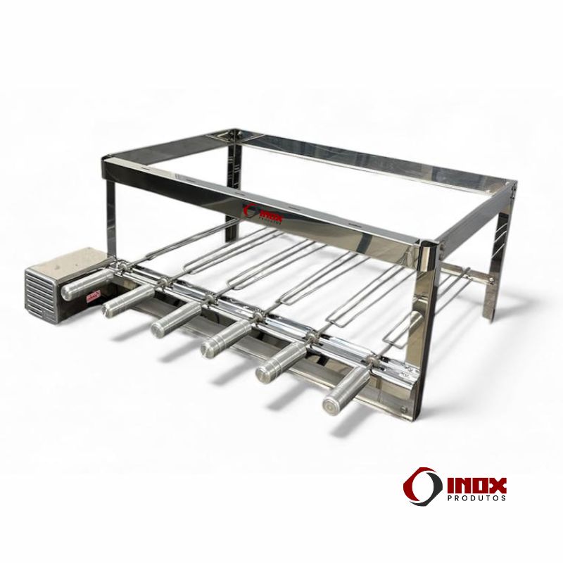 Grill Platinum Inox E-6TR - Motor a Esque...