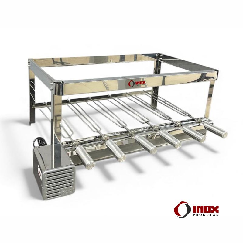 Grill Platinum Inox E-6TR - Motor a Esque...