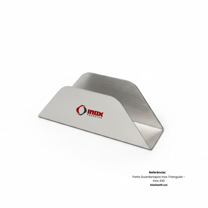 PORTA GUARDANAPOS INOX TRIANGULAR - INOX ...