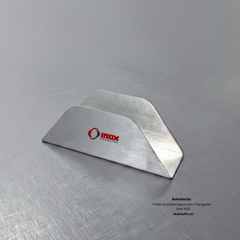 PORTA GUARDANAPOS INOX TRIANGULAR - INOX ...